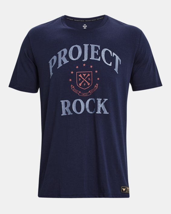 Men's Project Rock ST Short Sleeve in Blue image number 4